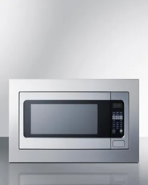 Summit SMBI27TK30 30" Wide Built-In Microwave (Trim Kit Included) Microwave Ovens smart sensor microwave oven
