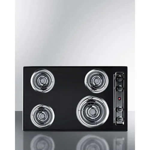 Summit TEL05 30" Wide 4-Burner Coil Cooktop Cooktops 30 inch cooktop online