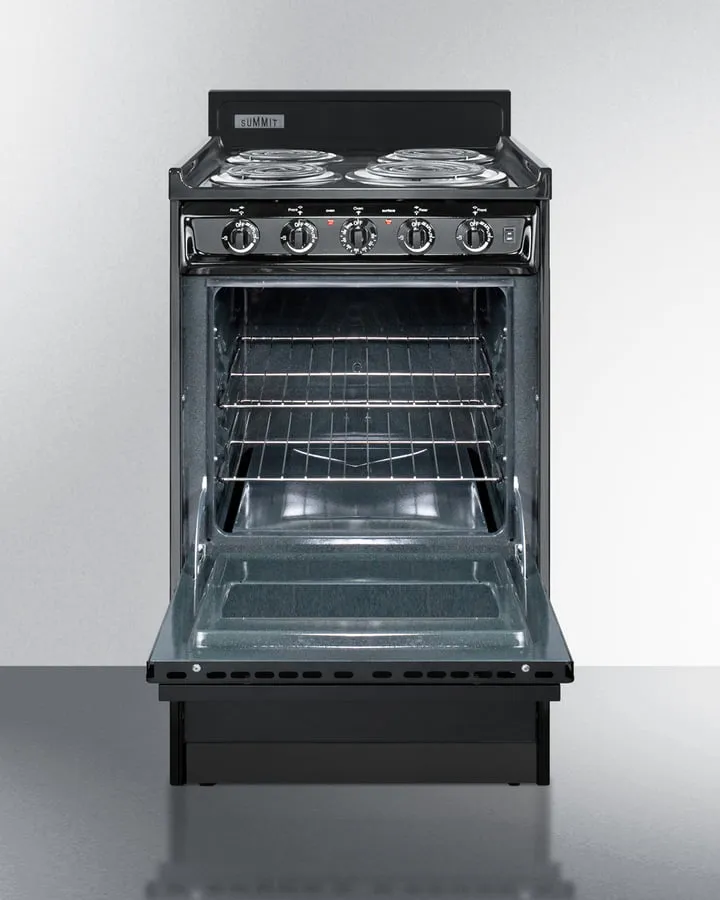 Summit TEM110C 20" Wide Electric Coil Range