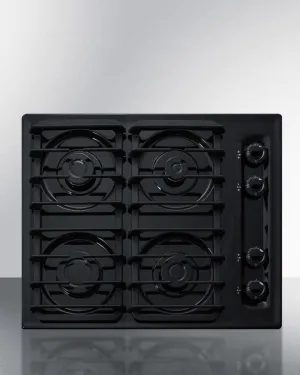 Summit TTL033S 24" Wide 4-Burner Gas Cooktop Gas 4 burner gas range for kitchen