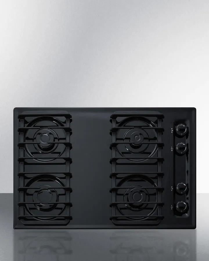 Summit TTL053S 30" Wide 4-Burner Gas Cooktop Gas 4 burner gas range for kitchen