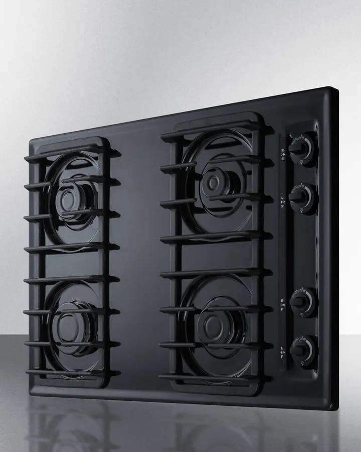 Summit TTL053S 30" Wide 4-Burner Gas Cooktop