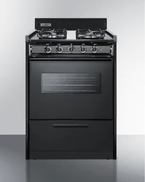 Summit TTM6107CSW 24" Wide Gas Range Slide In Ranges front control slide-in stove