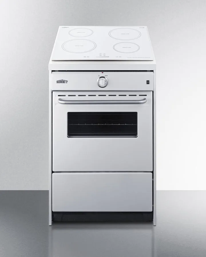 Summit WEM665W 24" Wide Induction Range Freestanding Ranges freestanding dual fuel range 30 inch