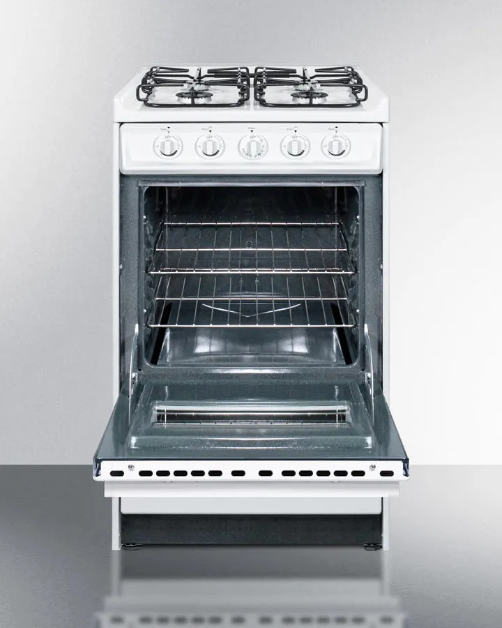 Summit WTM1107RSW 20" Wide Gas Range