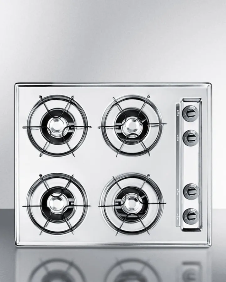 Summit ZNL03P 24" Wide 4-Burner Gas Cooktop Gas 4 burner gas range for kitchen