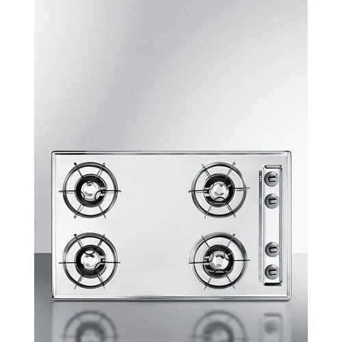 Summit ZNL053 30" Wide 4-Burner Gas Cooktop Gas 4 burner gas range for kitchen