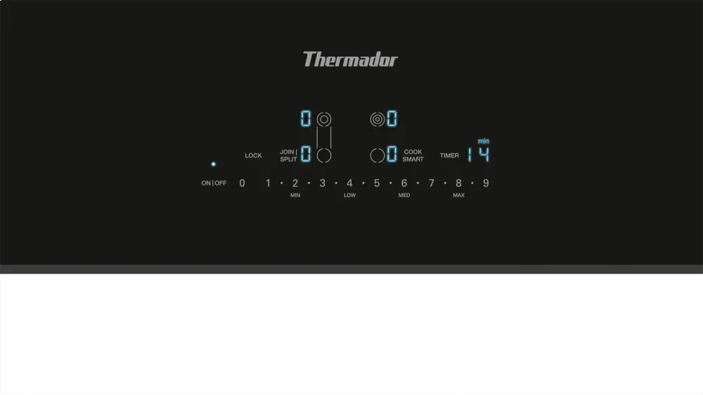 Thermador CET305TB 30-Inch Masterpiece Touch Control Electric Cooktop, Black, Frameless