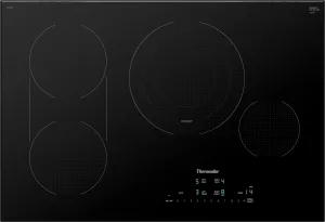 Thermador CET305YB Touch Control Electric Cooktop 30'' Black, Surface Mount Without Frame Cet305Yb Electric electric stove with convection oven