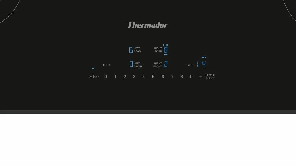 Thermador CIT304TB 30-Inch Masterpiece Induction Cooktop, Black, Frameless