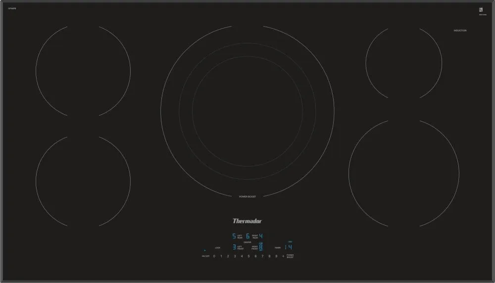 Thermador CIT365TB 36-Inch Masterpiece Induction Cooktop, Black, Frameless Cooktops 30 inch cooktop online