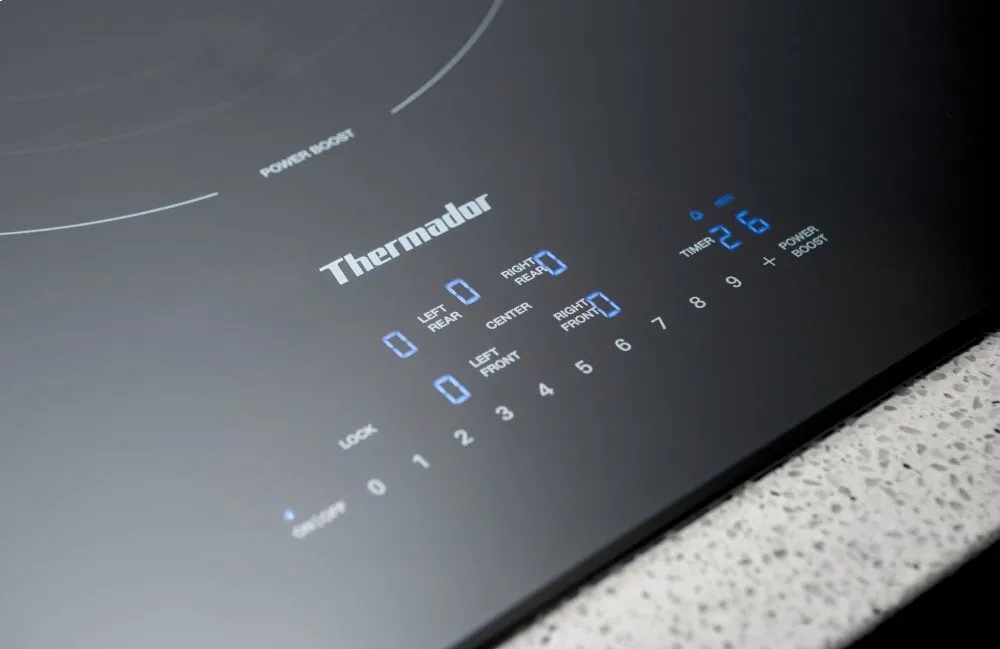 Thermador CIT365TB 36-Inch Masterpiece Induction Cooktop, Black, Frameless