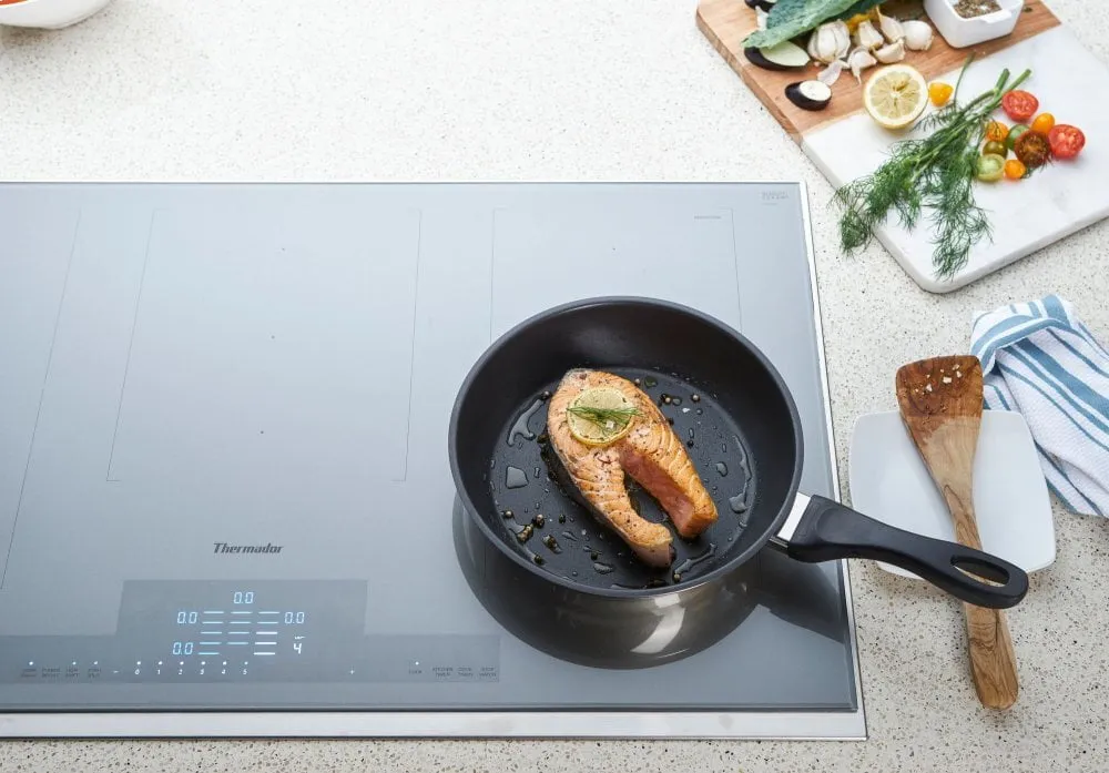 Thermador CIT367XMS 36-Inch Masterpiece Liberty Induction Cooktop, Silver Mirrored, Framed