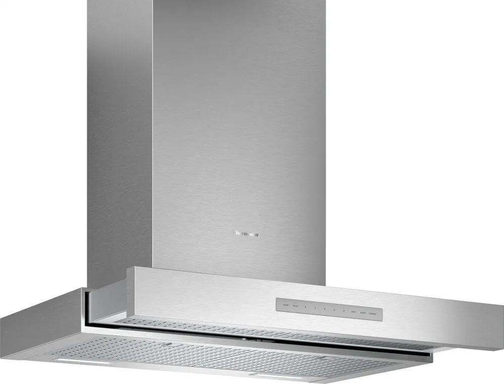 Thermador HDDB30WS 30-Inch Masterpiece Drawer Chimney Wall Hood With 600 Cfm Ducted Hoods high cfm ducted range hood