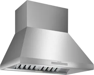 Thermador HPCN36WS 36-Inch Professional Chimney Wall Hood Ventilation Range Hoods high suction kitchen exhaust hood