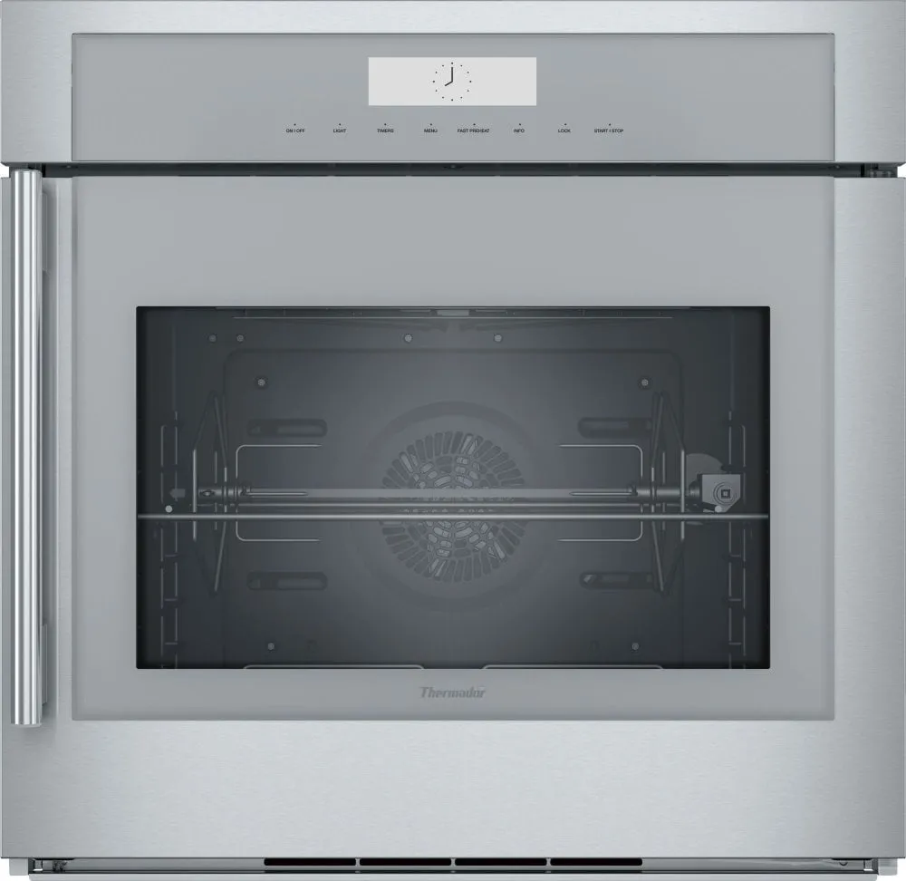 Thermador MED301RWS 30-Inch Masterpiece Single Built-In Oven With Right Side Opening Door Single Wall Ovens electric wall oven with convection