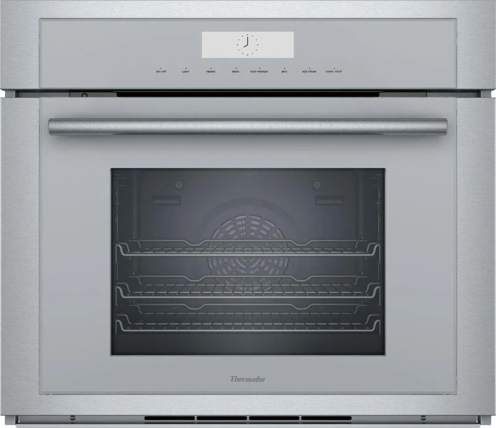 Thermador MEDS301BS Steam Convection 30'' Stainless Steel Single Wall Ovens single oven with self-cleaning feature