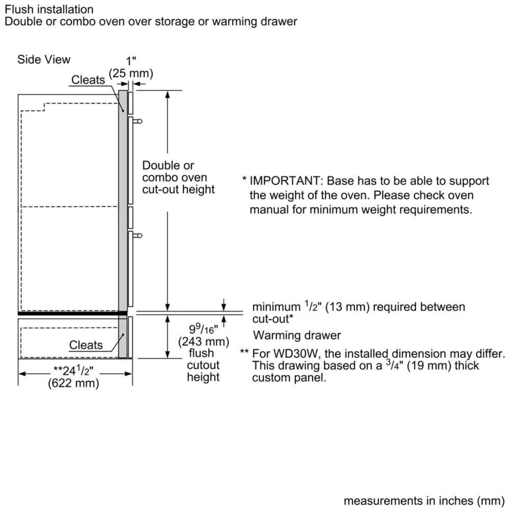Thermador MEM301WS 30-Inch Masterpiece Combination Wall Oven
