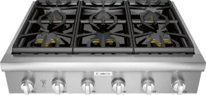 Thermador PCG366W 36-Inch Professional Rangetop Gas 4 burner gas range for kitchen
