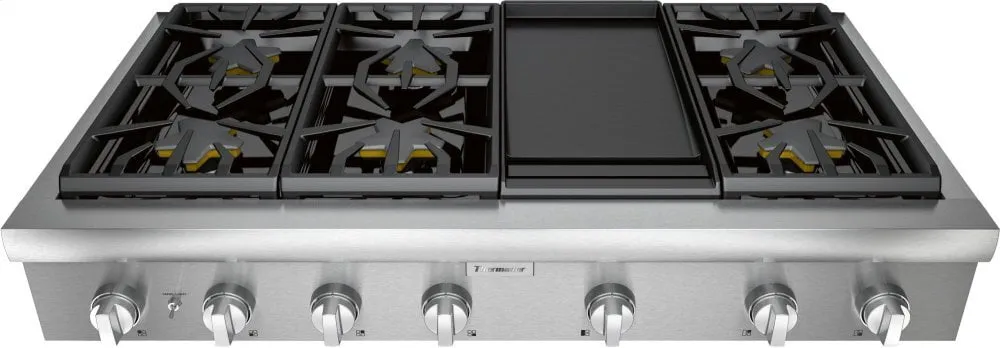 Thermador PCG486WD 48-Inch Professional Rangetop Gas 4 burner gas range for kitchen