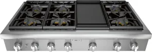 Thermador PCG486WD 48-Inch Professional Rangetop Gas 4 burner gas range for kitchen