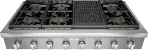 Thermador PCG486WL 48-Inch Professional Rangetop Gas 4 burner gas range for kitchen