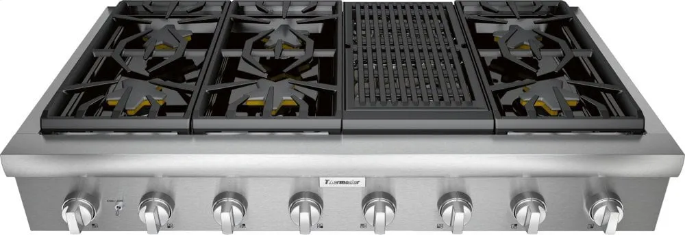 Thermador PCG486WL 48-Inch Professional Rangetop Gas 4 burner gas range for kitchen