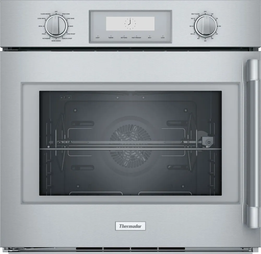 Thermador POD301LW 30-Inch Professional Single Wall Oven With Left Side Opening Door Single Wall Ovens electric wall oven with convection