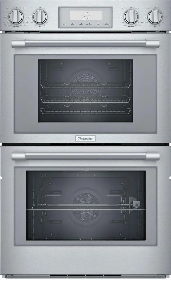 Thermador PODS302B Double Steam Wall Oven 30'' Double Wall Ovens built-in double oven 30 inch