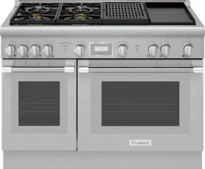 Thermador PRD484WCHU 48-Inch Pro Harmony Standard Depth Dual Fuel Range Professional Ranges 6 burner professional gas range