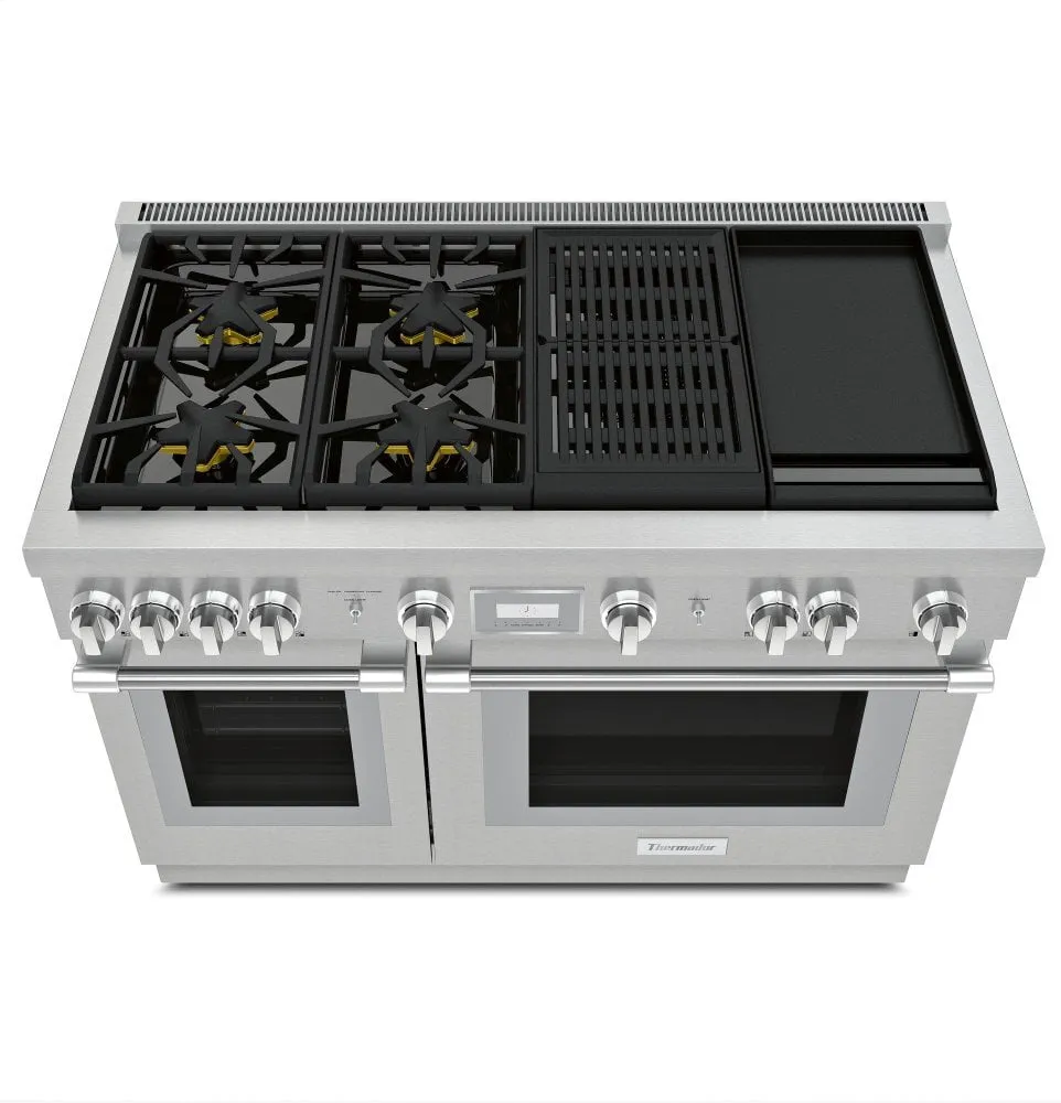Thermador PRD484WCHU 48-Inch Pro Harmony Standard Depth Dual Fuel Range