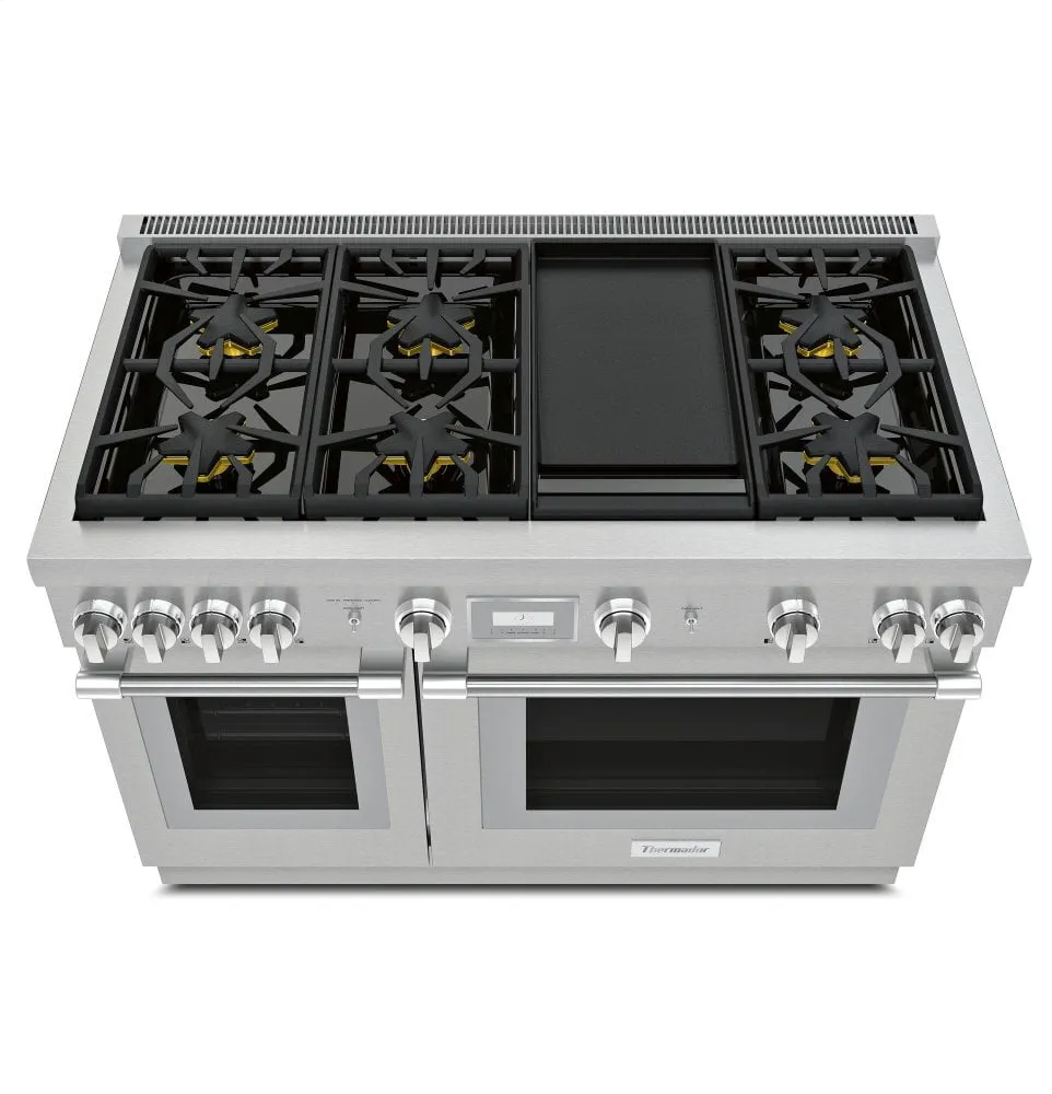 Thermador PRD486WDHU 48-Inch Pro Harmony Standard Depth Dual Fuel Range
