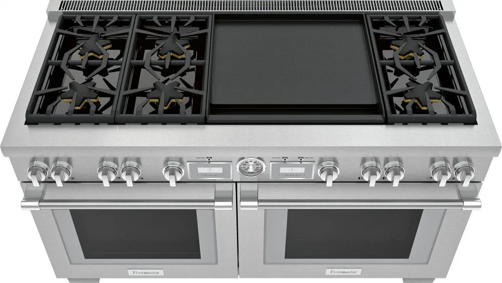 Thermador PRD606WEG 60-Inch Pro Grand Commercial Depth Dual Fuel Range
