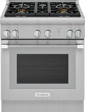 Thermador PRG304WH 30-Inch Pro Harmony Standard Depth Gas Range Prg304Wh Professional Ranges commercial oven for home kitchen