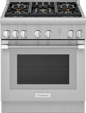 Thermador PRG305WH 30-Inch Pro Harmony Standard Depth Gas Range Professional Ranges 6 burner professional gas range