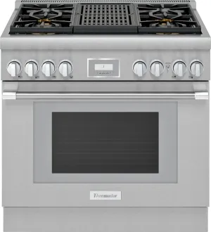 Thermador PRG364WLH 36-Inch Pro Harmony Standard Depth Gas Range Professional Ranges 6 burner professional gas range