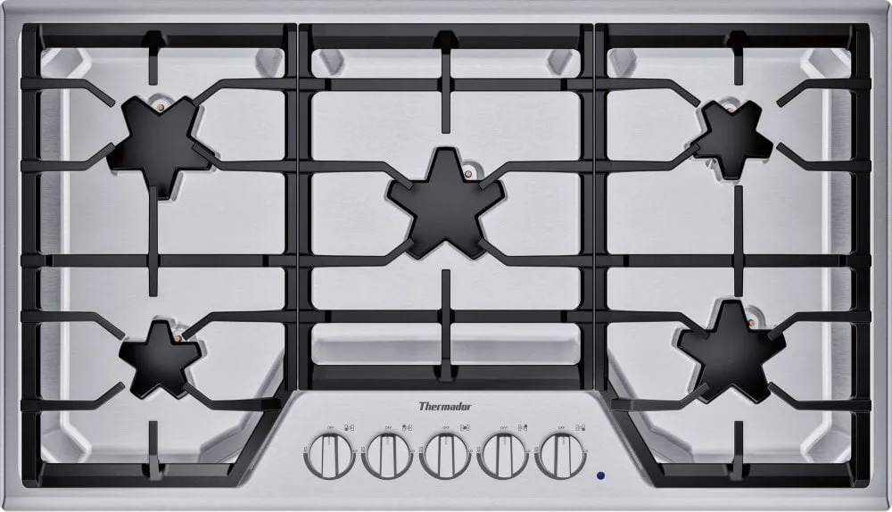 Thermador SGS365TS 36-Inch Masterpiece Star Burner Gas Cooktop Gas 4 burner gas range for kitchen