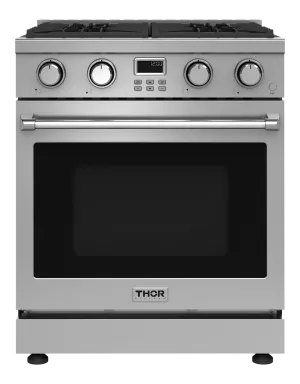 Thor Kitchen ARG30LP Thor Kitchen 30-Inch Contemporary Professional Gas Range - Arg30Lp Professional Ranges 6 burner professional gas range