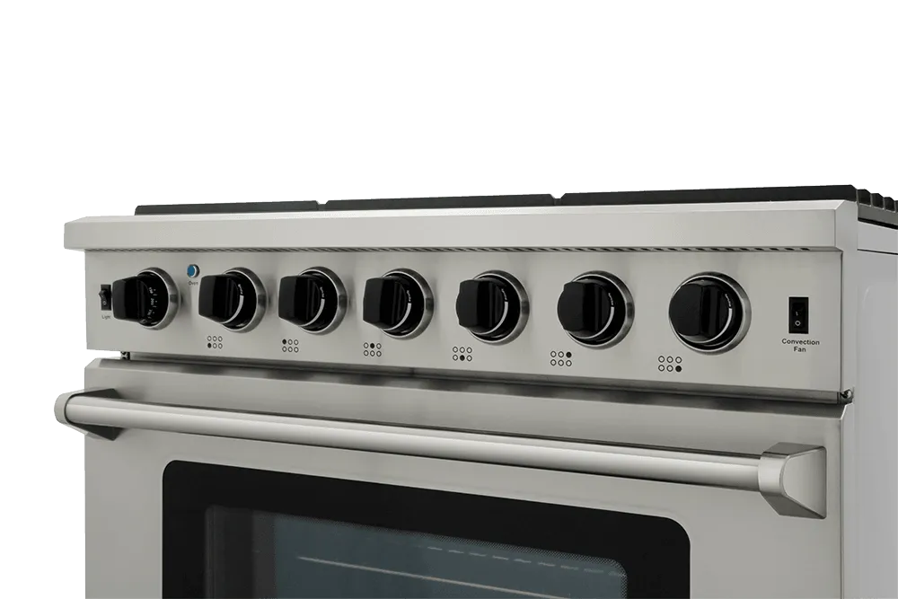Thor Kitchen LRG3601U Thor Kitchen - 36 Inch Professional Gas Range In Stainless Steel