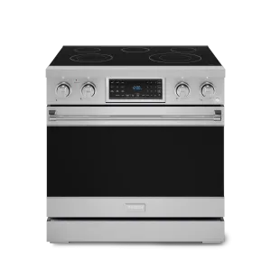 Thor Kitchen RSE36 36 Inch Professional Electric Range With Tilt Panel Touch Control In Stainless Steel Gordon Ramsay Series - Rse36 Freestanding Ranges freestanding dual fuel range 30 inch