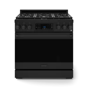 Thor Kitchen RSG36B 36 Inch Professional Gas Range With Tilt Panel Touch Control In Black Gordon Ramsay Series - Rsg36B Professional Ranges dual fuel professional range 36 inch