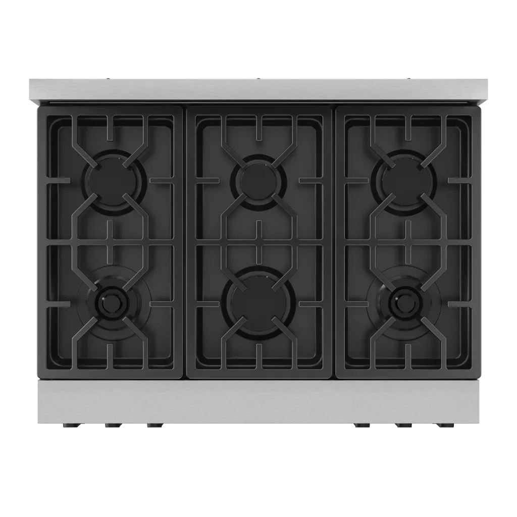 Thor Kitchen RSG36BLK 36 Inch Professional Gas Range With Tilt Panel Touch Control In Stainless Steel/Black Gordon Ramsay Series - Rsg36-Blk
