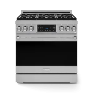 Thor Kitchen RSG36LP 36 Inch Professional Lp Range With Tilt Panel Touch Control In Stainless Steel Gordon Ramsay Series - Rsg36Lp Professional Ranges dual fuel professional range 36 inch