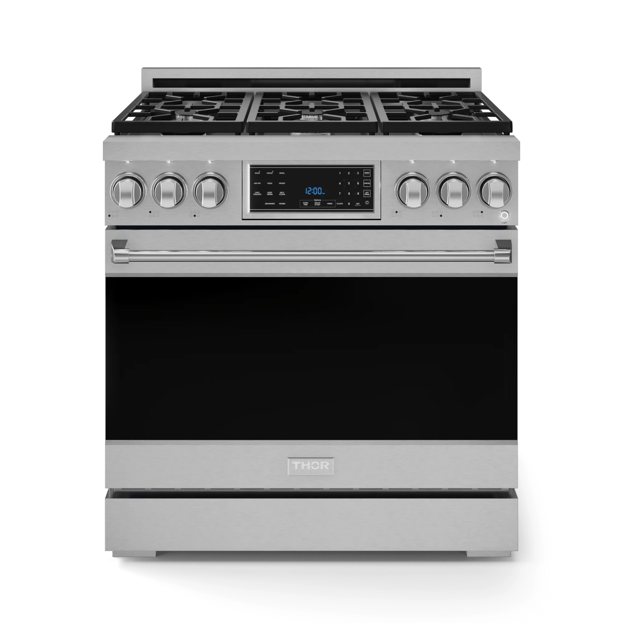 Thor Kitchen RSG36LP 36 Inch Professional Lp Range With Tilt Panel Touch Control In Stainless Steel Gordon Ramsay Series - Rsg36Lp Professional Ranges dual fuel professional range 36 inch
