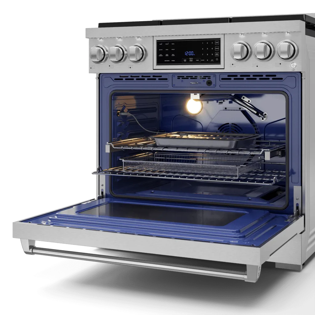 Thor Kitchen RSG36LP 36 Inch Professional Lp Range With Tilt Panel Touch Control In Stainless Steel Gordon Ramsay Series - Rsg36Lp