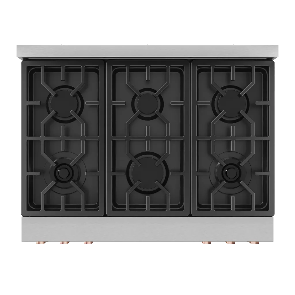 Thor Kitchen RSG36LPRSG 36 Inch Professional Lp Range With Tilt Panel Touch Control In Stainless Steel/Rose Gold Gordon Ramsay Series - Rsg36Lp-Rsg