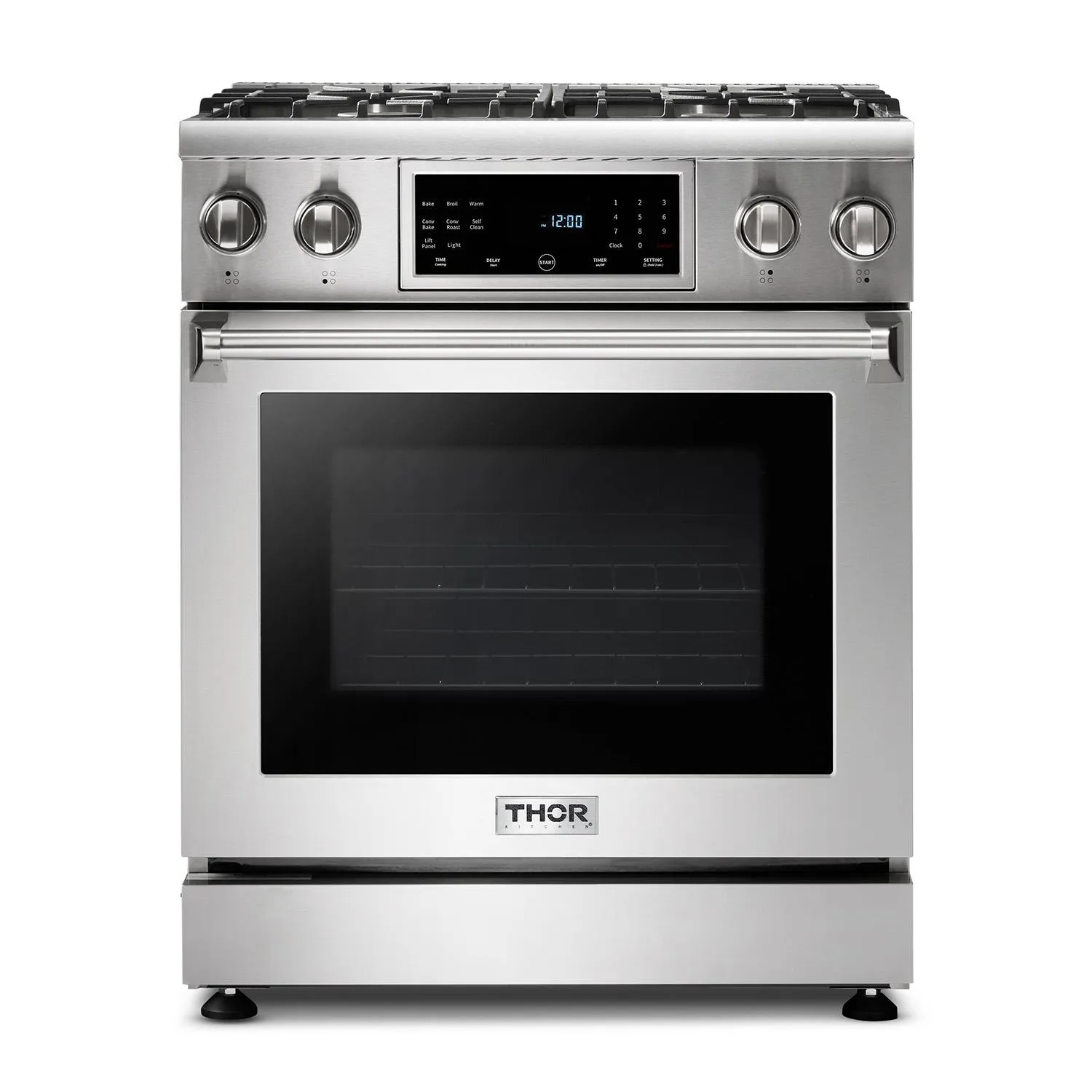 Thor Kitchen TRG3001LP 30 Inch Tilt Panel Professional Gas Range - Trg3001 / Trg3001Lp - Liquid Propane Professional Ranges 6 burner professional gas range