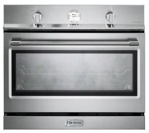 Verona VEBIG30NSS Verona 30" Gas Built-In Oven Ss Single Wall Ovens single oven with self-cleaning feature