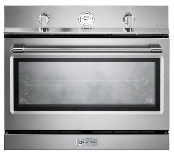 Verona VEBIG30NSS Verona 30" Gas Built-In Oven Ss Single Wall Ovens single oven with self-cleaning feature