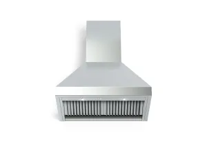 Verona VECHW30GSS 30" Designer Chimney Wall Hood- 600 Cfm - 4 Speeds Ventilation Range Hoods high suction kitchen exhaust hood